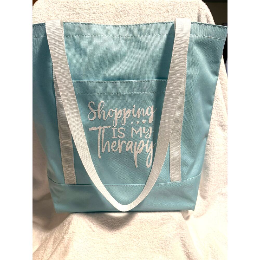 Shopping Is My Therapy Tote Bag